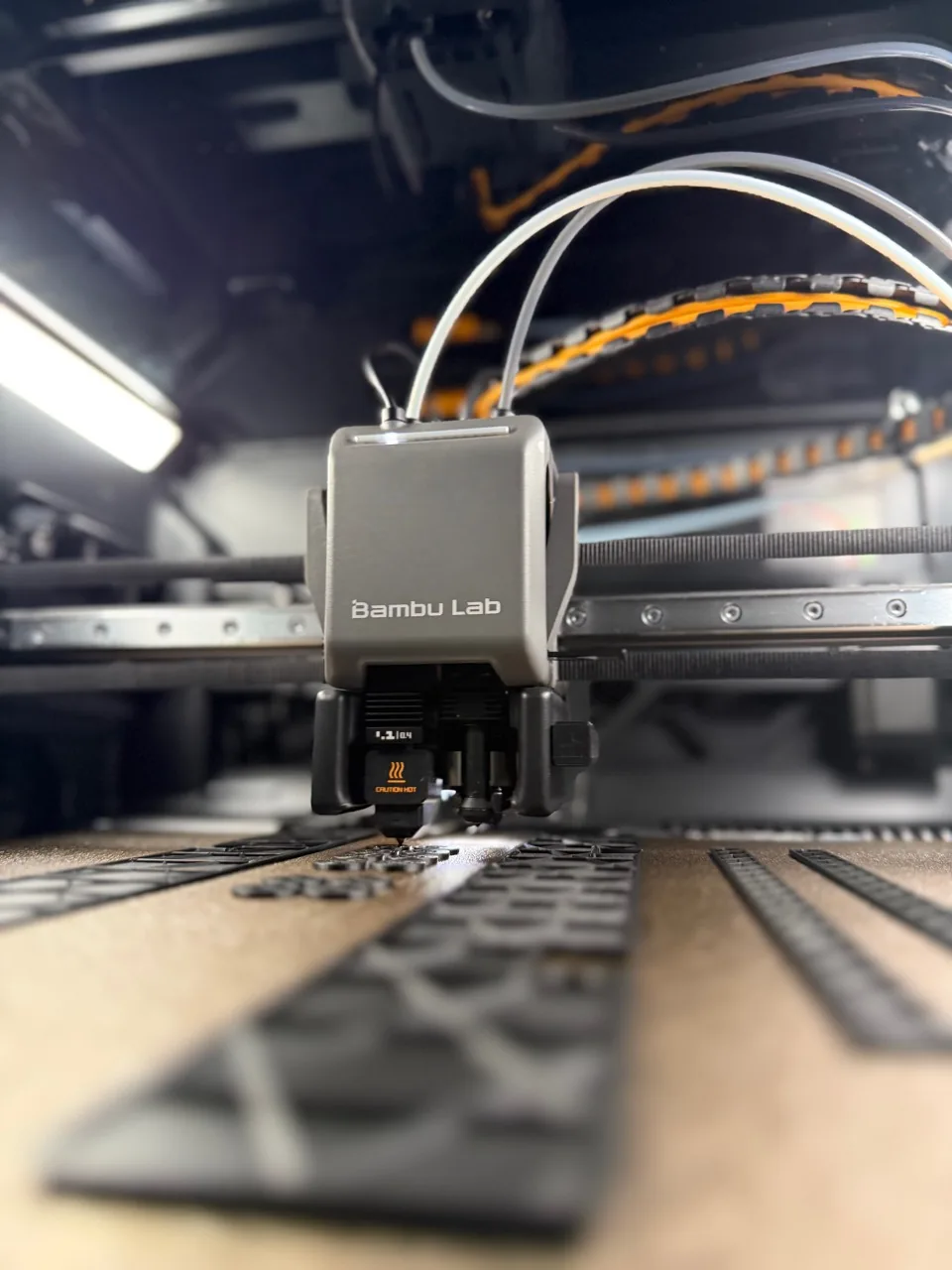 Detailed prototype component in production at BAUMS